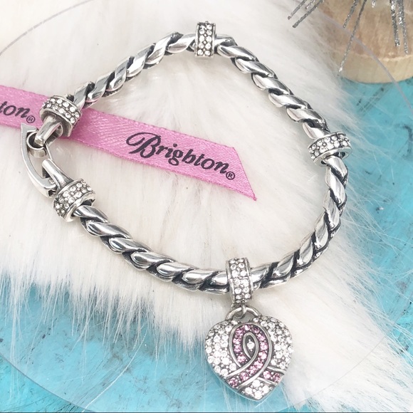 Brighton Power of Pink Spread Love Charm Bracelet